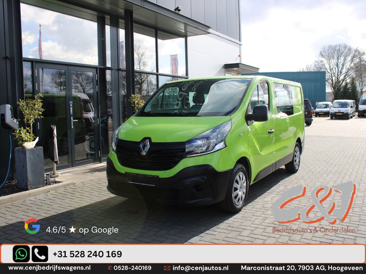 Renault Trafic - L1H1 1.6 dCi 120 DC 2.9T airco cruise 6 persoons marge - AutoWereld.nl