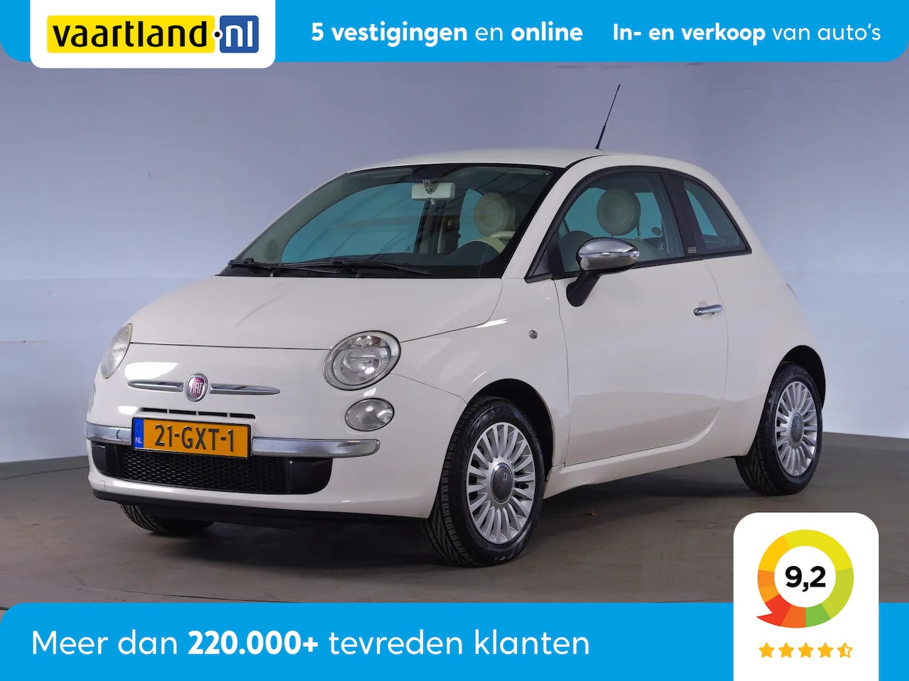 Fiat 500 - 1.2 Pop [ Airco Lichtmetalen Velgen Elektrische Ramen ] - AutoWereld.nl