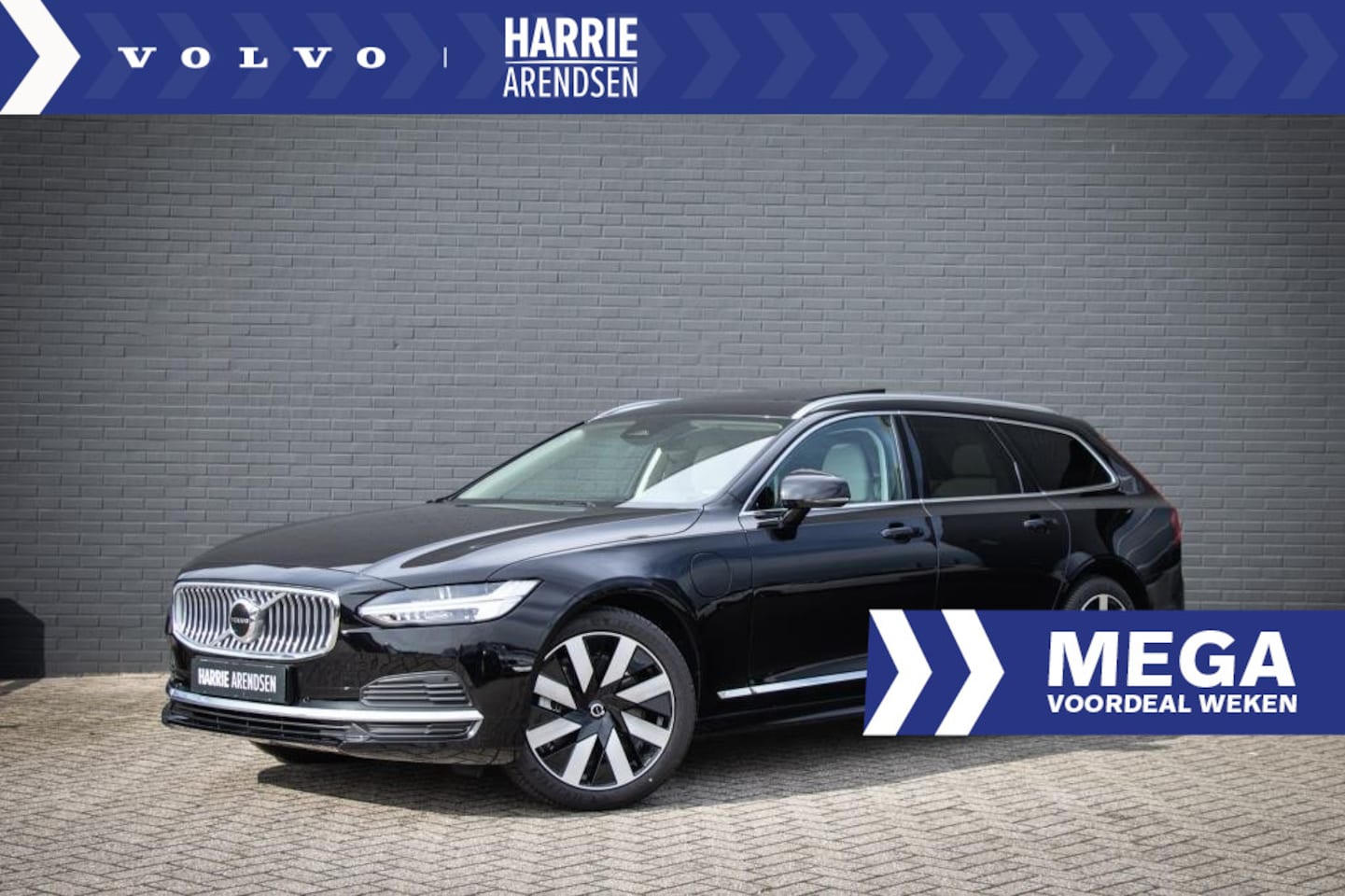 Volvo V90 - Recharge T6 Plus Bright | Adaptieve Cruise Control | Schuifdak | Harman Kardon Audio | Sto - AutoWereld.nl