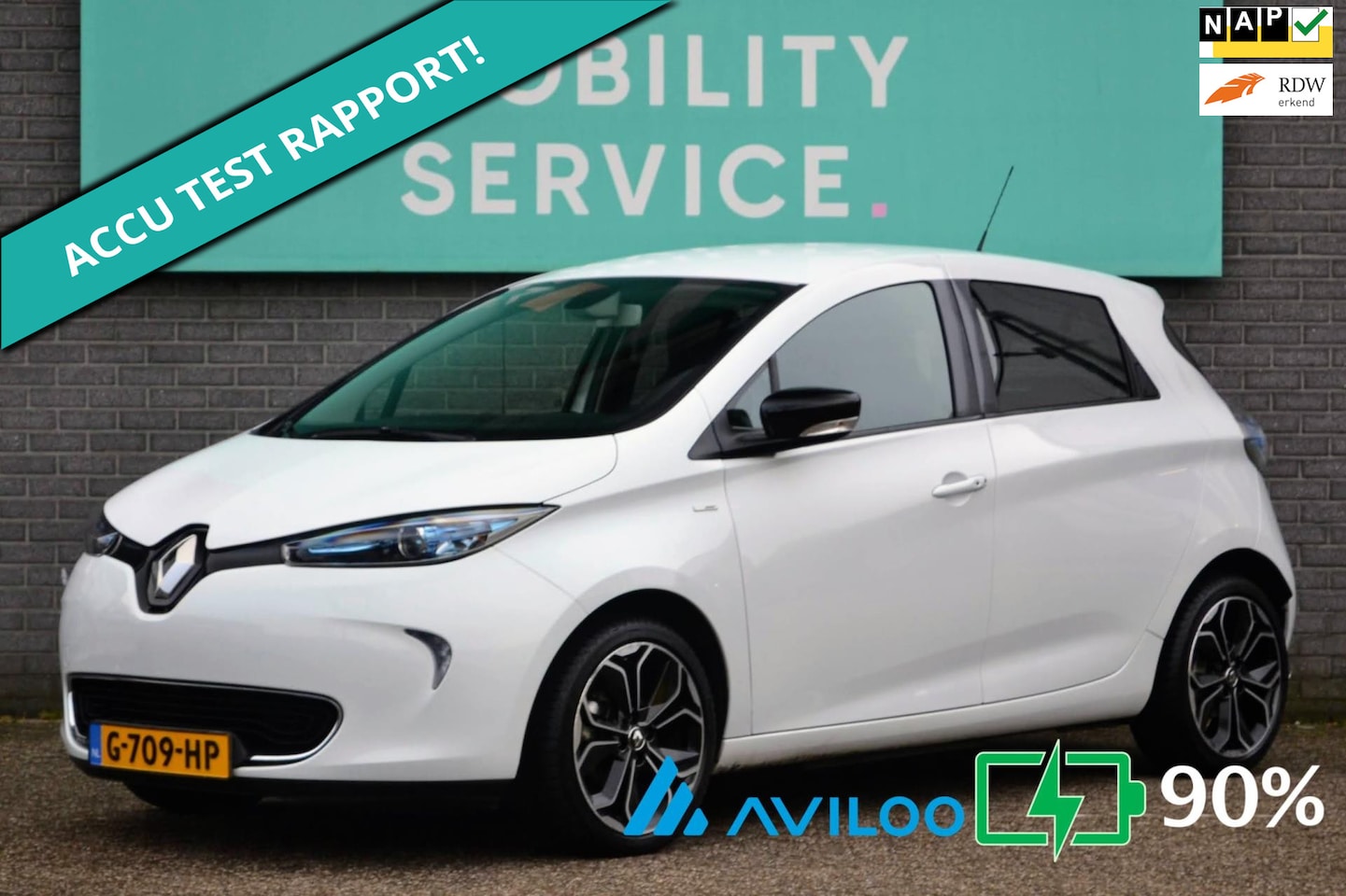 Renault Zoe - R110 Iconic 41 kWh KOOPACCU SOH90% Clima Cruise CarPlay - AutoWereld.nl