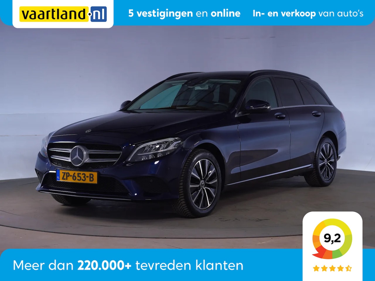 Mercedes-Benz C-klasse Estate - 160 Business Solution Aut. [ Navi Leder Camera ] - AutoWereld.nl