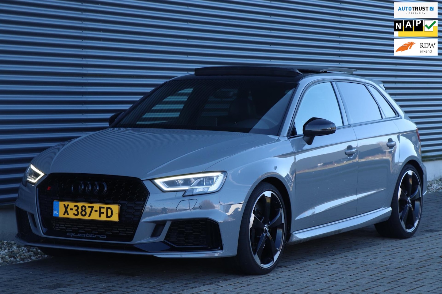 Audi A3 Sportback - 2.5 TFSI RS 3 quattro | PANO | Virtual | 400 PK! | Nardo - AutoWereld.nl