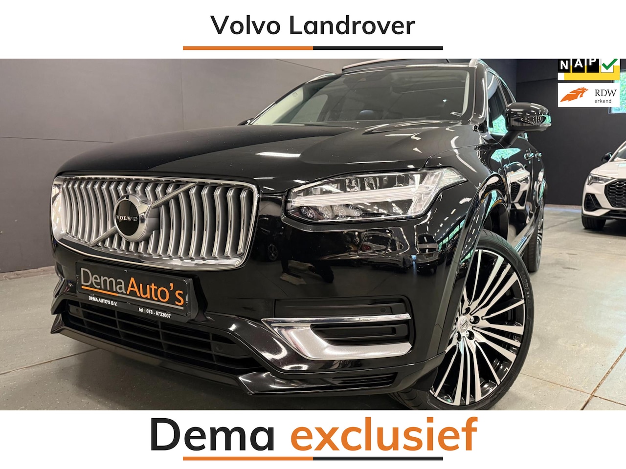 Volvo XC90 - 2.0 T8 Recharge AWD Inscription Expression 38DKM 22'' PANO/LEDER/DAB/LED/H-KARDON/7ZITS/// - AutoWereld.nl