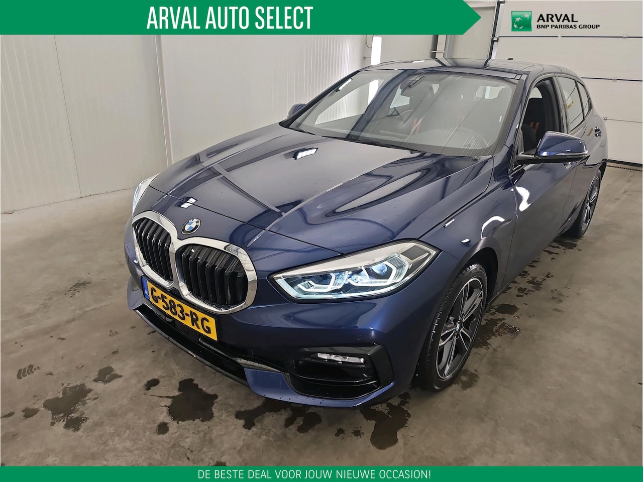 BMW 1-serie - 118i 140pk Automaat Sportline Executive Edition | Apple CarPlay | 17" | Half leder/stof | - AutoWereld.nl