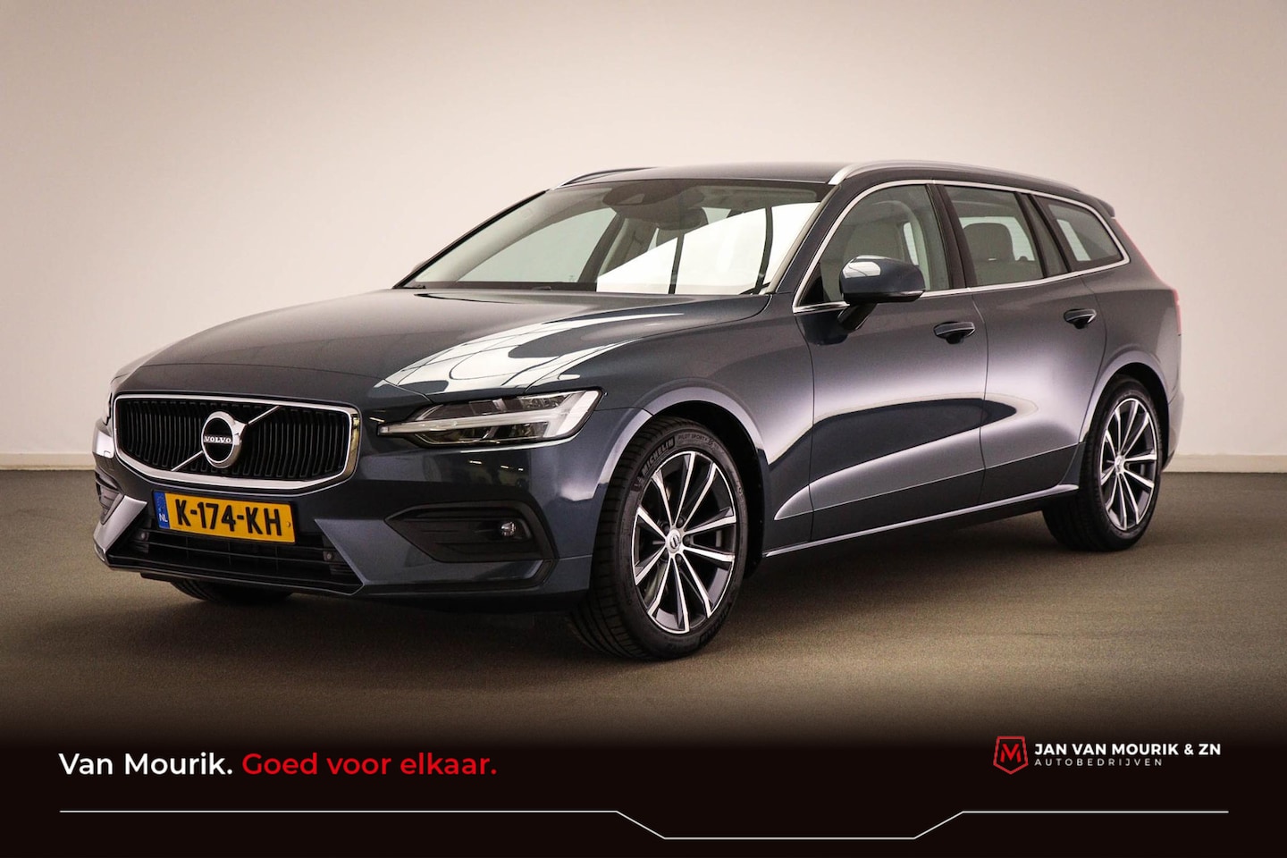 Volvo V60 - 2.0 B4 Business Pro | PARK ASSIST / CLIMATE- PACK | STUURVERWARMING | LEDER | CAMERA | 18" - AutoWereld.nl