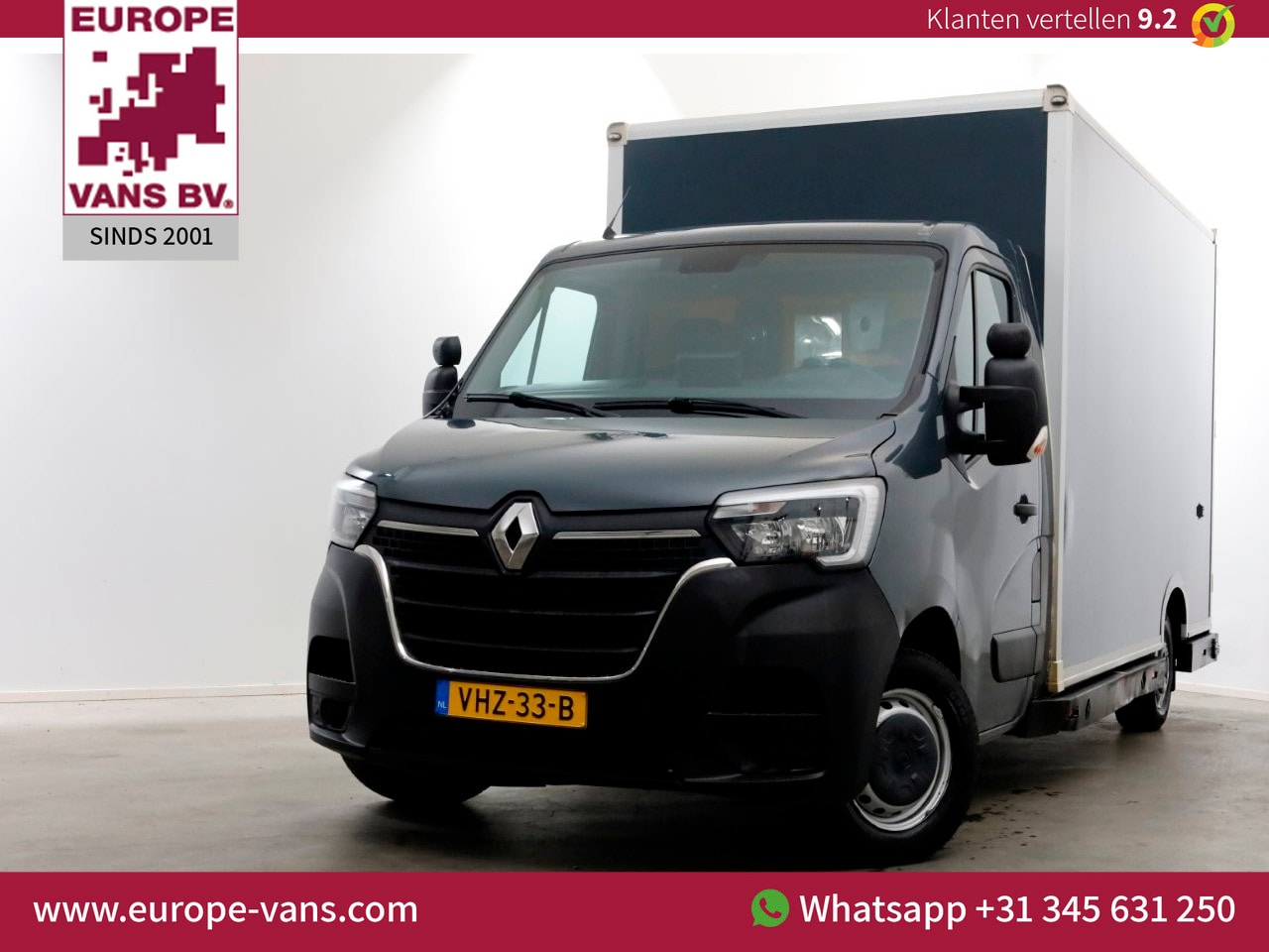 Renault Master - T35 2.3 DCI 150pk Automaat Lowliner Bakwagen met deuren 12-2020 - AutoWereld.nl