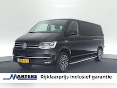 Volkswagen Transporter - 2.0 TDI 204pk DSG L2H1 DC Highline Trekhaak Led Sidebars Leder Stoelverwarming Navigatie