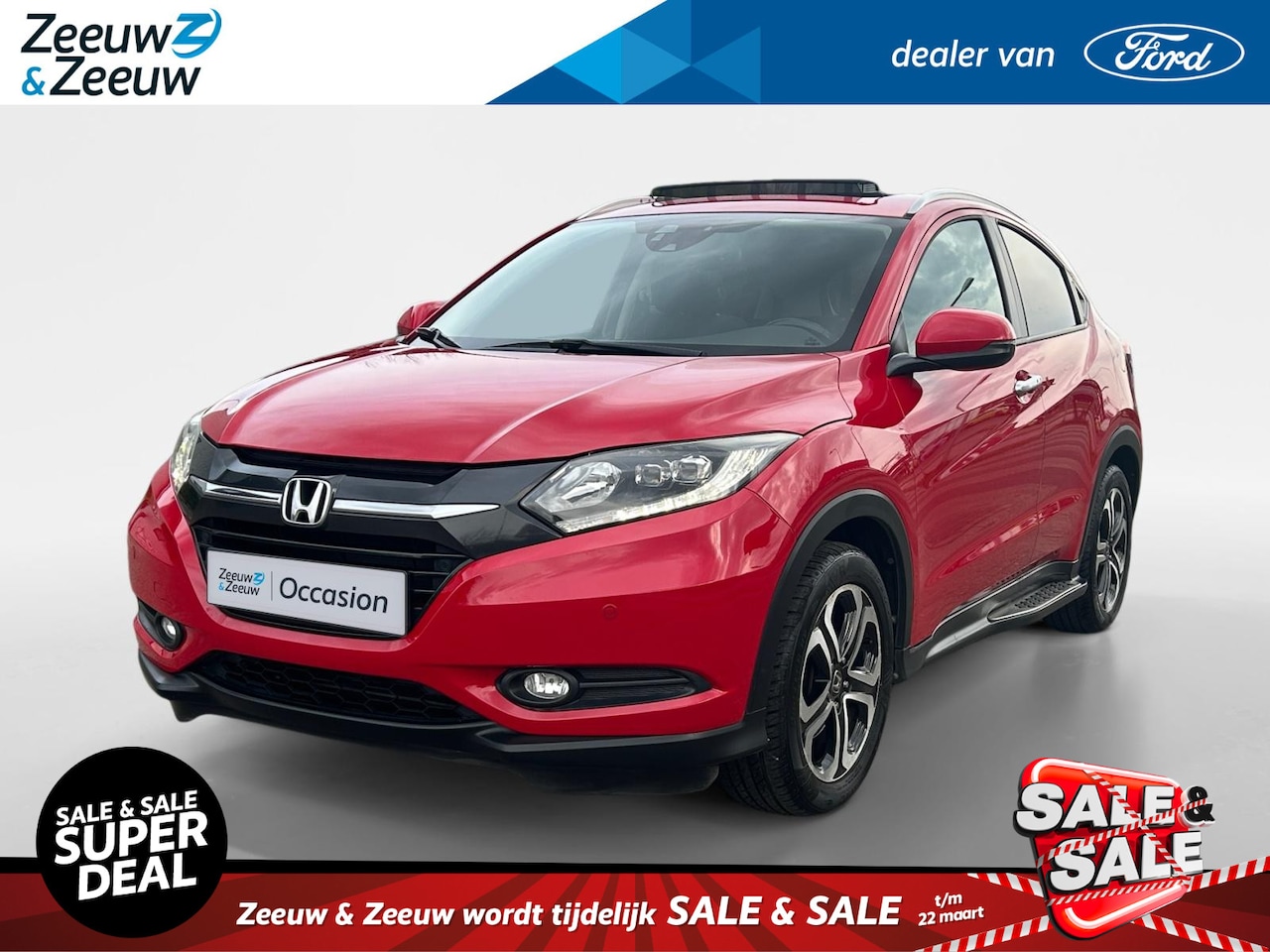 Honda HR-V - 1.5 i-VTEC Executive Trekhaak|Panoramadak|Camera| - AutoWereld.nl