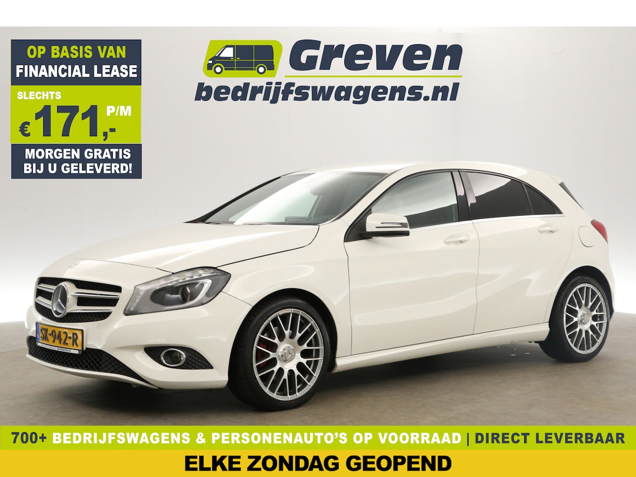 Mercedes-Benz A-klasse - 180 Ambition Airco LED Camera Stoelverwarming Bluetooth 18"LMV - AutoWereld.nl