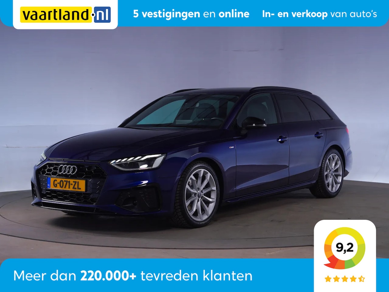 Audi A4 Avant - 35 TFSI S Line Black Edition Aut. [ B&O Virtual Navi Trekhaak ] - AutoWereld.nl