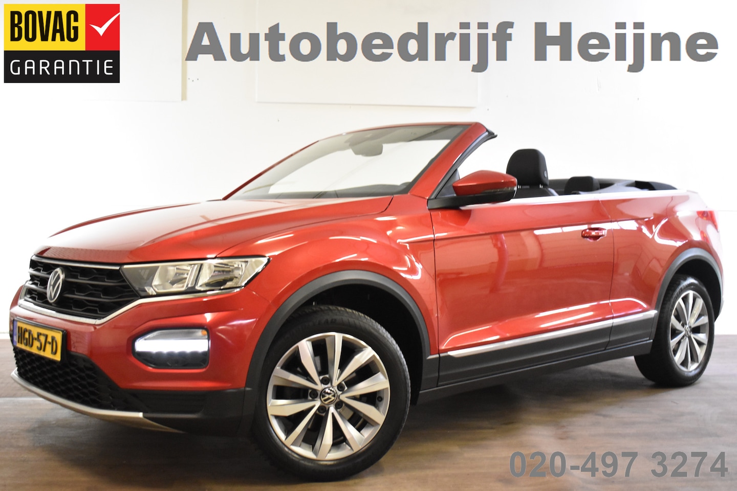 Volkswagen T-Roc Cabrio - 1.0 TSI 110PK STYLE APP-CONNECT/PDC/ACC - AutoWereld.nl