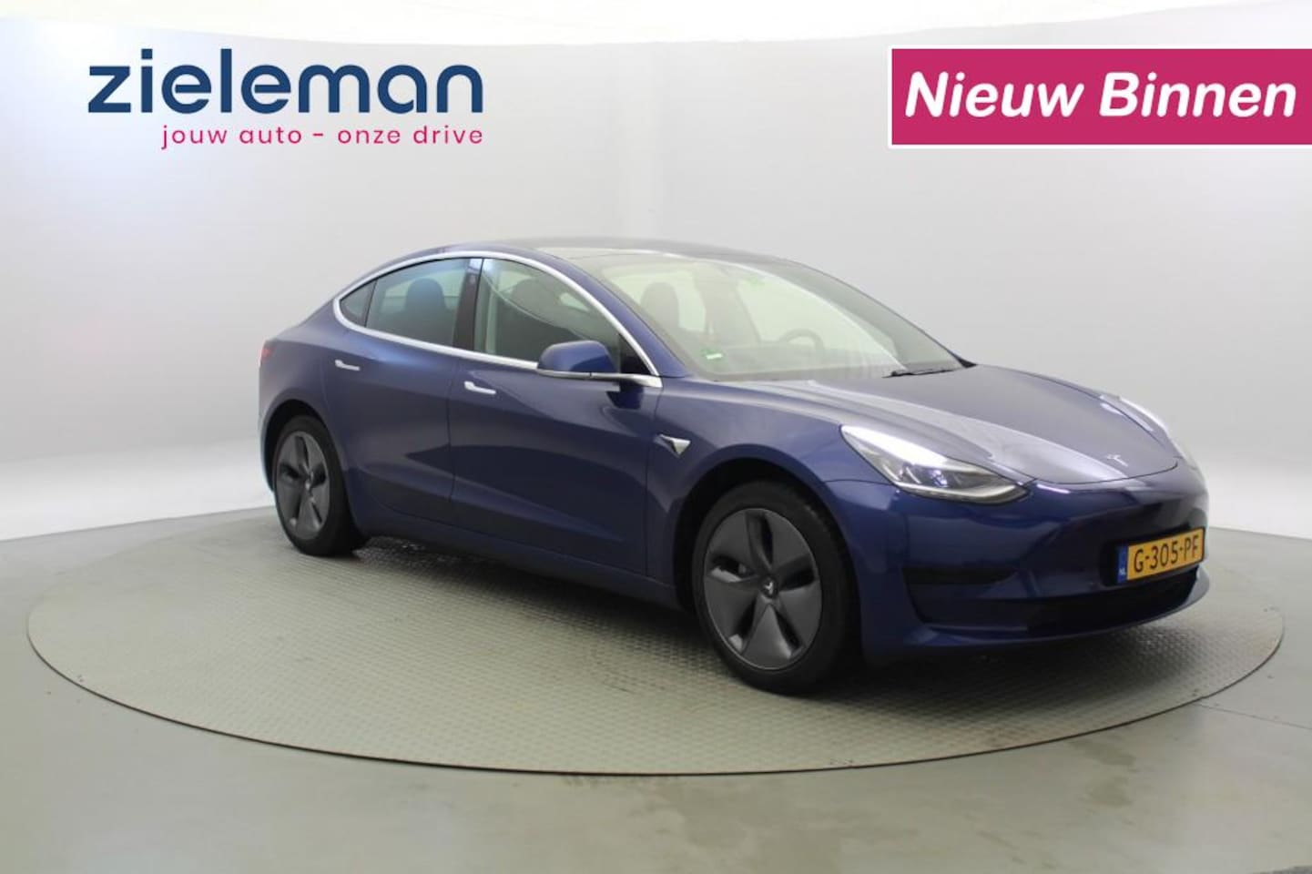 Tesla Model 3 - Standard RWD Plus 60 kWh - panorama, Leer, Camera - AutoWereld.nl