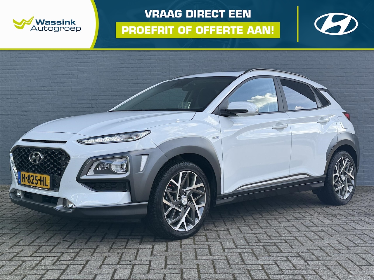 Hyundai Kona - GDI 141pk HEV 2WD Automaat. Premium | All Season Banden | 18 Inch Lichtmetalen velgen | St - AutoWereld.nl