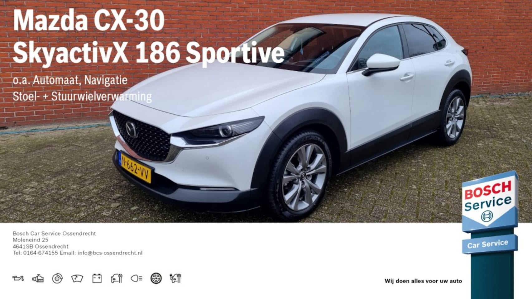 Mazda CX-30 - 2.0 ESA-X SPORTIVE - AutoWereld.nl