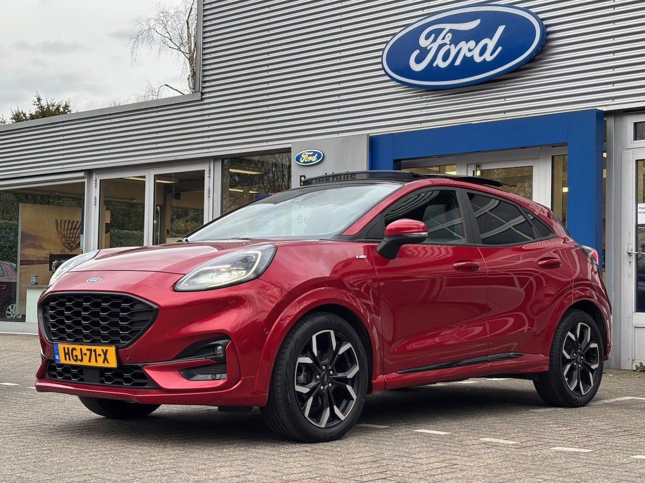 Ford Puma - 1.0EB 155PK HYBRID ST-LINE X | ALLE OPTIES! | PANODAK | LEDER | B&O | ADAPTIVE CRUISE | FU - AutoWereld.nl