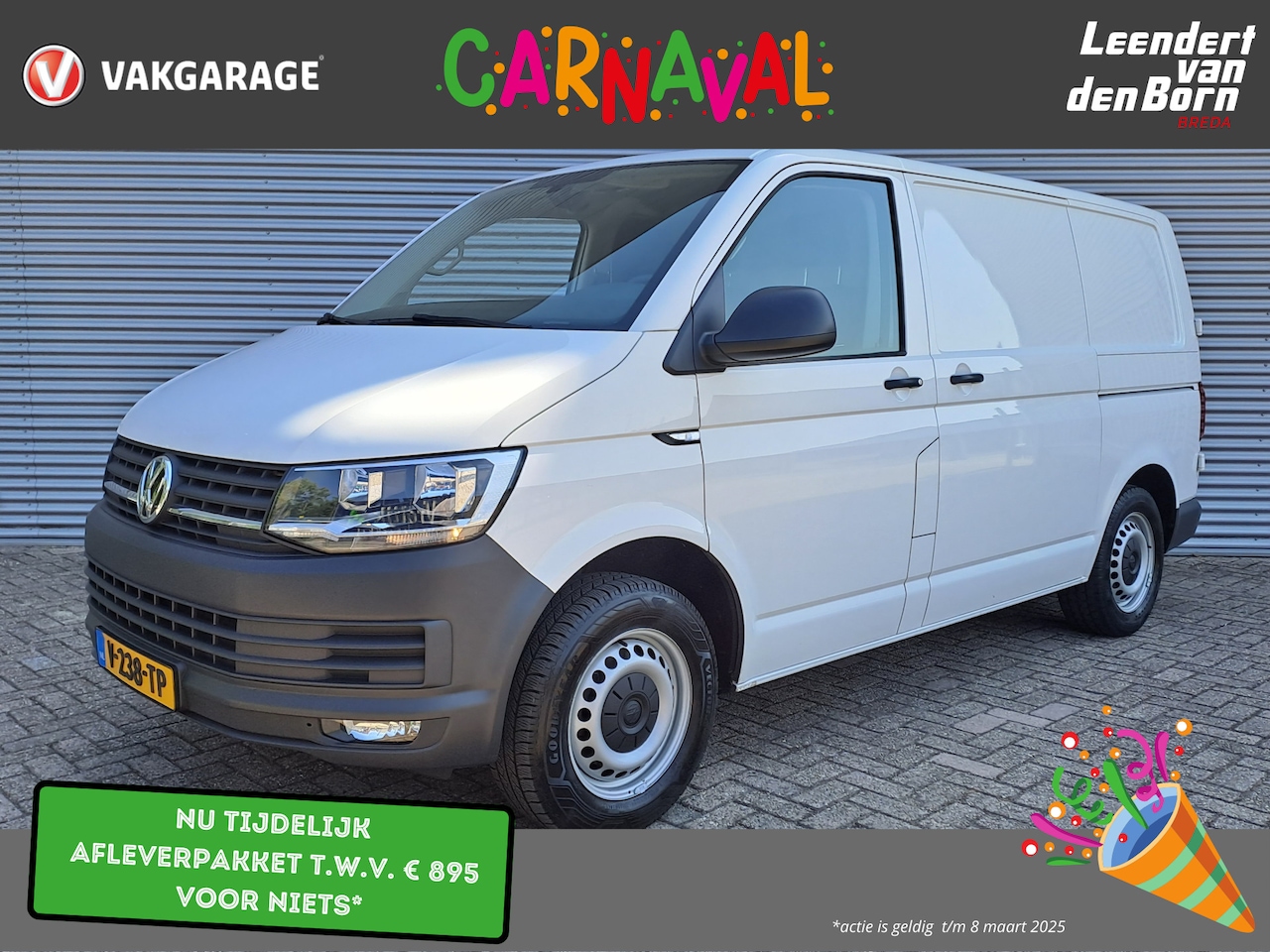 Volkswagen Transporter - 2.0 TDI L1H1 Comfortline | Navi | AIrco | Trekh. Voorruit verwarmd | 2 schuifdeuren - AutoWereld.nl