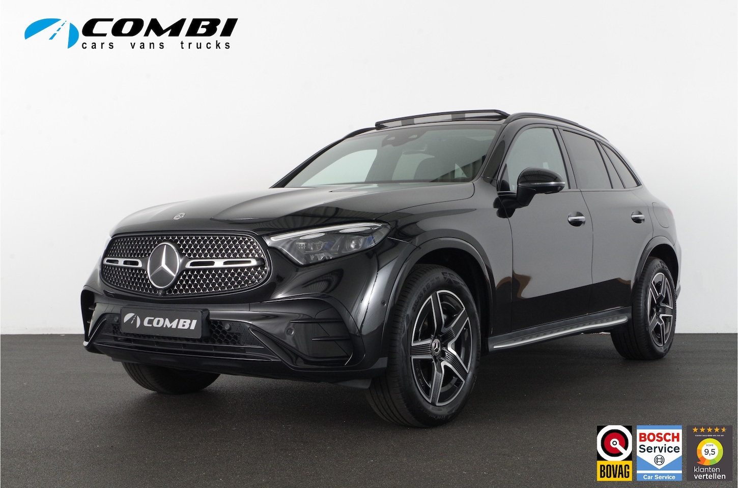 Mercedes-Benz GLC-klasse - 300e 4MATIC AMG Line > Pano. schuif | Night-pakket | Obsidian Black | Trekhaak... | 7739 | - AutoWereld.nl