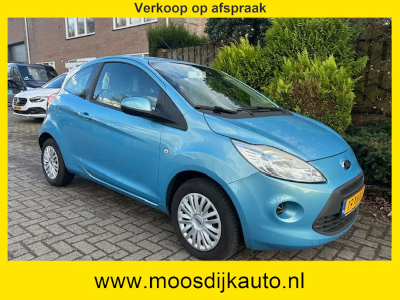 Ford Ka - 1.2 Cool & Sound start/stop 1e eig/ Airco/ Orig NL auto/ met NAP/ Nw-APK/ Verkoop alleen o - AutoWereld.nl