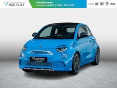 Abarth 500e - 42 kWh Scorpionissima 155pk | Cabrio | Clima | Keyless | Camera | LED | JBL | 18" | Alcant