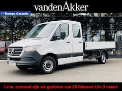 Mercedes-Benz Sprinter - 316 CDI L3 RWD 164PK Dubbele Cabine Open Laadbak (340cm) DoKa 121km // Passagiersbank // 7