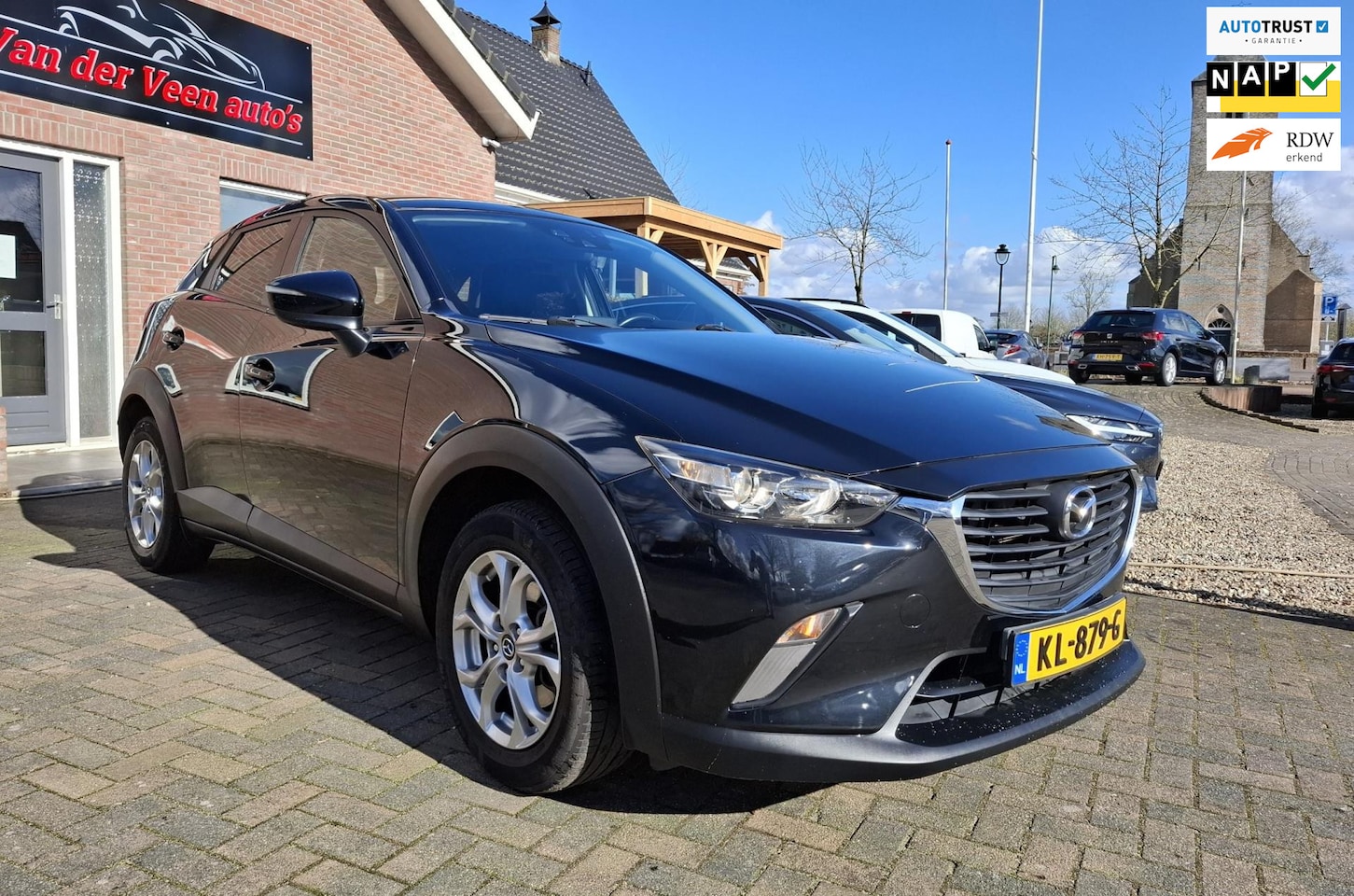 Mazda CX-3 - 2.0 SkyActiv-G 120 SkyLease+. NL auto, trekhaak, navi, stoelverwarming. Nwe APK + goed ond - AutoWereld.nl