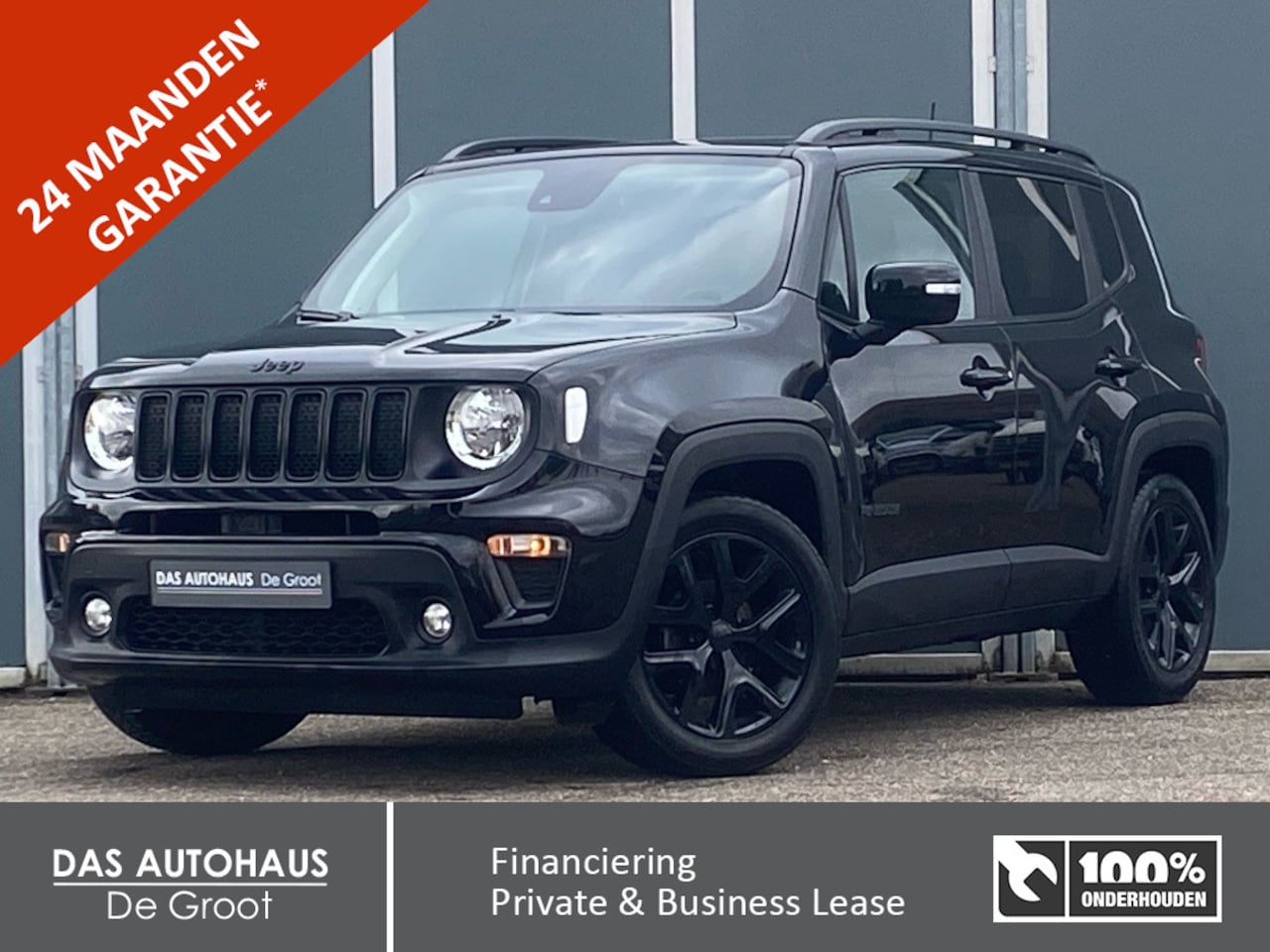 Jeep Renegade - 1.0 T-GDI 120pk Longitude Black Edition | Panoramadak - AutoWereld.nl