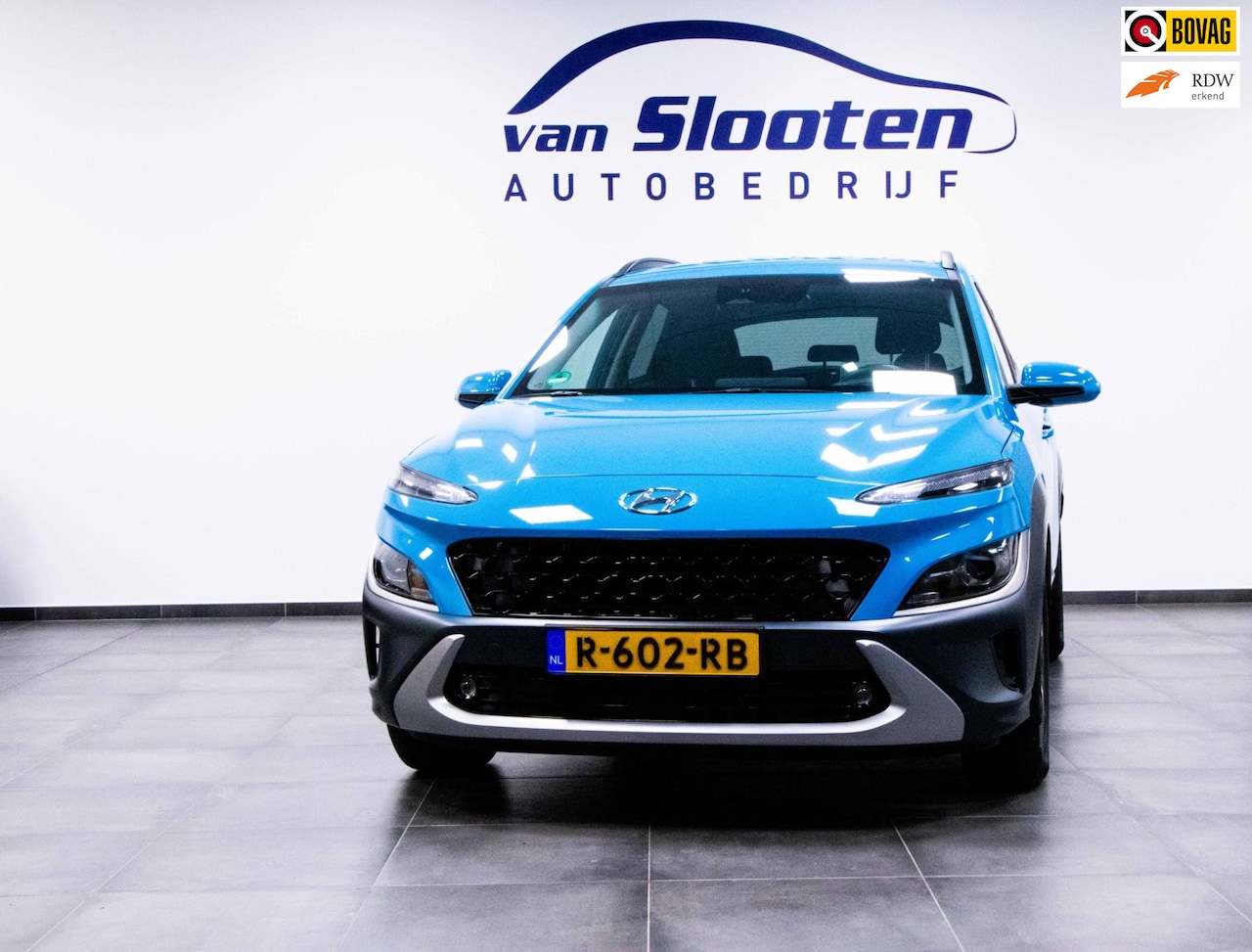 Hyundai Kona - 1.6 GDI HEV Fashion| Navi| Camera| Cruise - AutoWereld.nl