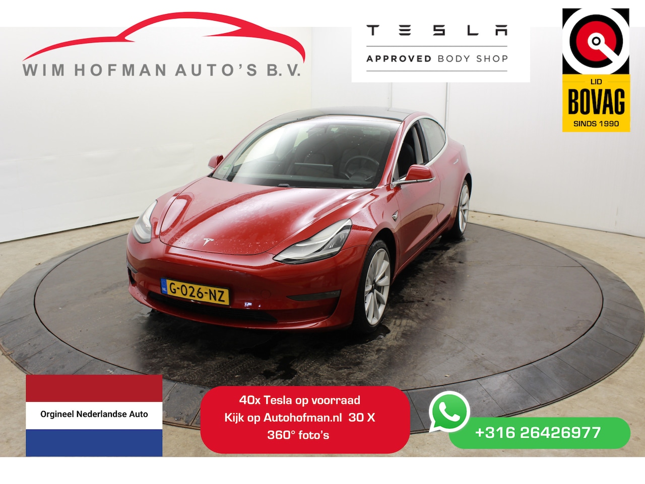 Tesla Model 3 - Long Range RWD Long Range AWD 75 kWh 19"Trekhaak Nieuwstaat Autopilot FSD Comp Leder Camera Panodak - AutoWereld.nl