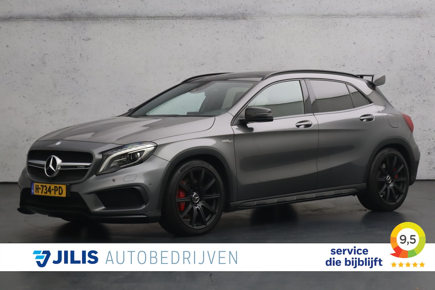 Mercedes-Benz GLA-Klasse - AMG 45 4MATIC Premium | Elektrisch glazen panoramadak | Lederen bekleding | LED - AutoWereld.nl