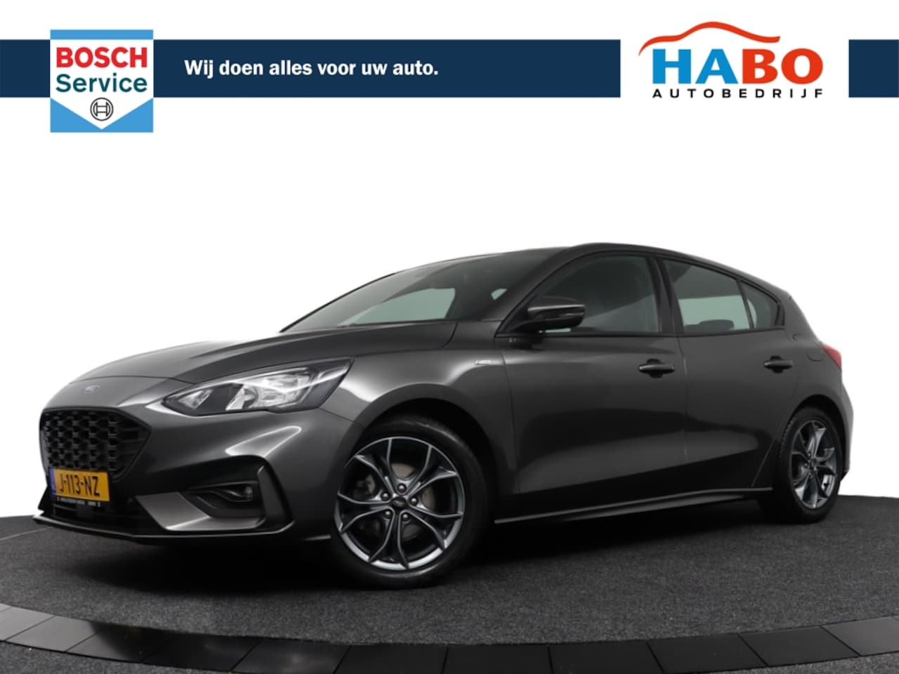 Ford Focus - 1.0 ECOBOOST HYBRID ST-LINE BUSINESS ECC/CRUISE/NAV/CAMERA/PDC/LMV/72.000KM - AutoWereld.nl