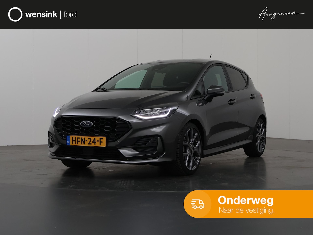 Ford Fiesta - 1.0 EcoBoost Hybrid ST-Line | Winterpakket | Parkeercamera | Adaptieve Cruise Control | Na - AutoWereld.nl