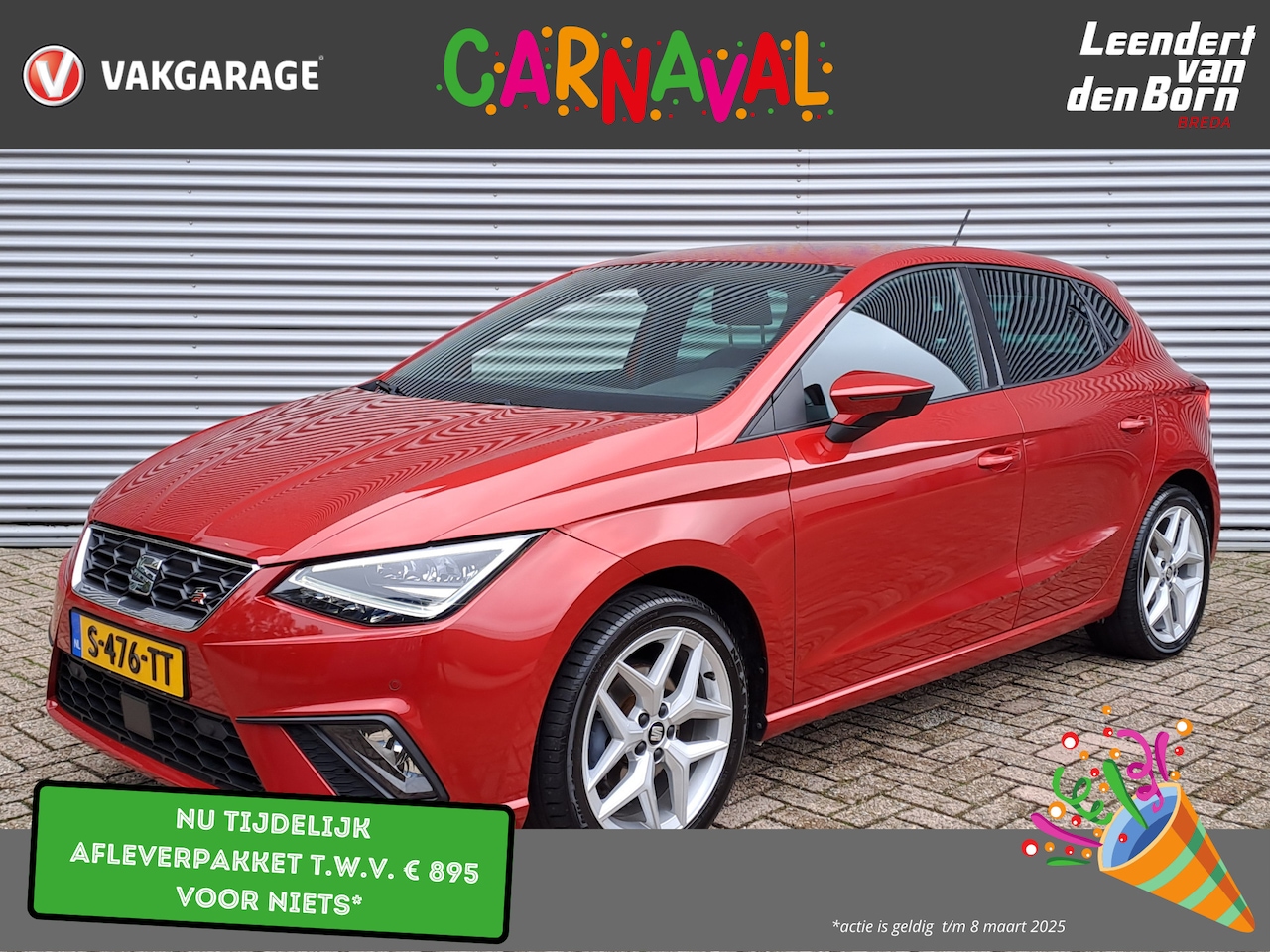 Seat Ibiza - 1.0 TSI FR Business Intense | Apple Carplay/Android Auto | Navi | FR | Camera - AutoWereld.nl