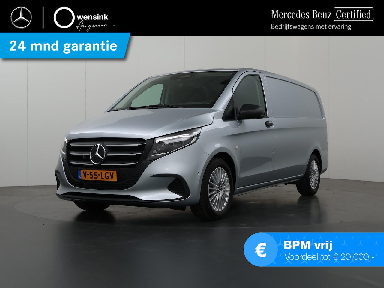 Mercedes-Benz Vito - 119 CDI L2 Select 190 PK | Aut. | Luchtvering | Adaptive Cruise Control | Navigatie | Trek - AutoWereld.nl