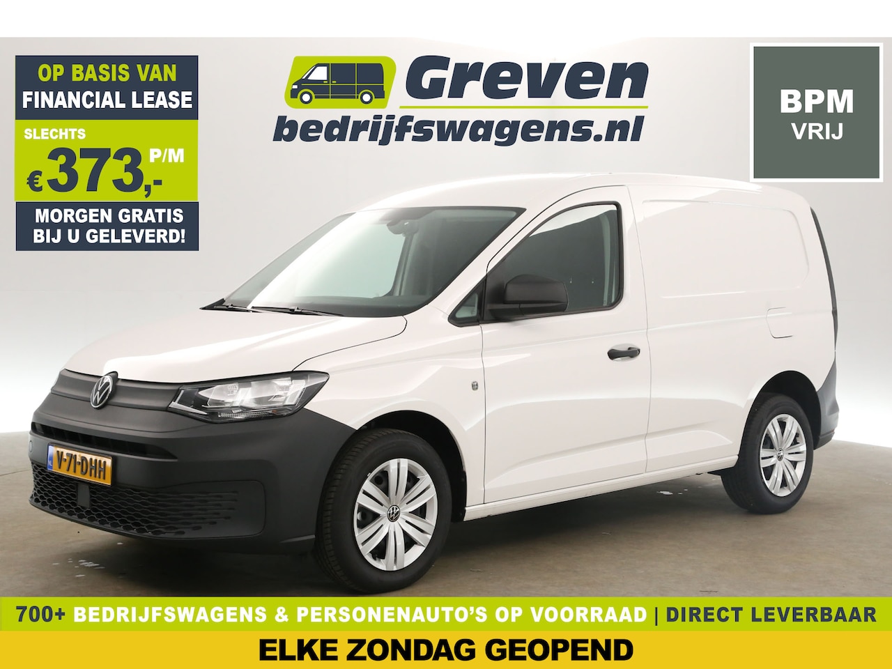 Volkswagen Caddy - 2.0 TDI L1H1 | BPM VRIJ | Airco Cruise Carplay Parkeersensoren Schuifdeur - AutoWereld.nl