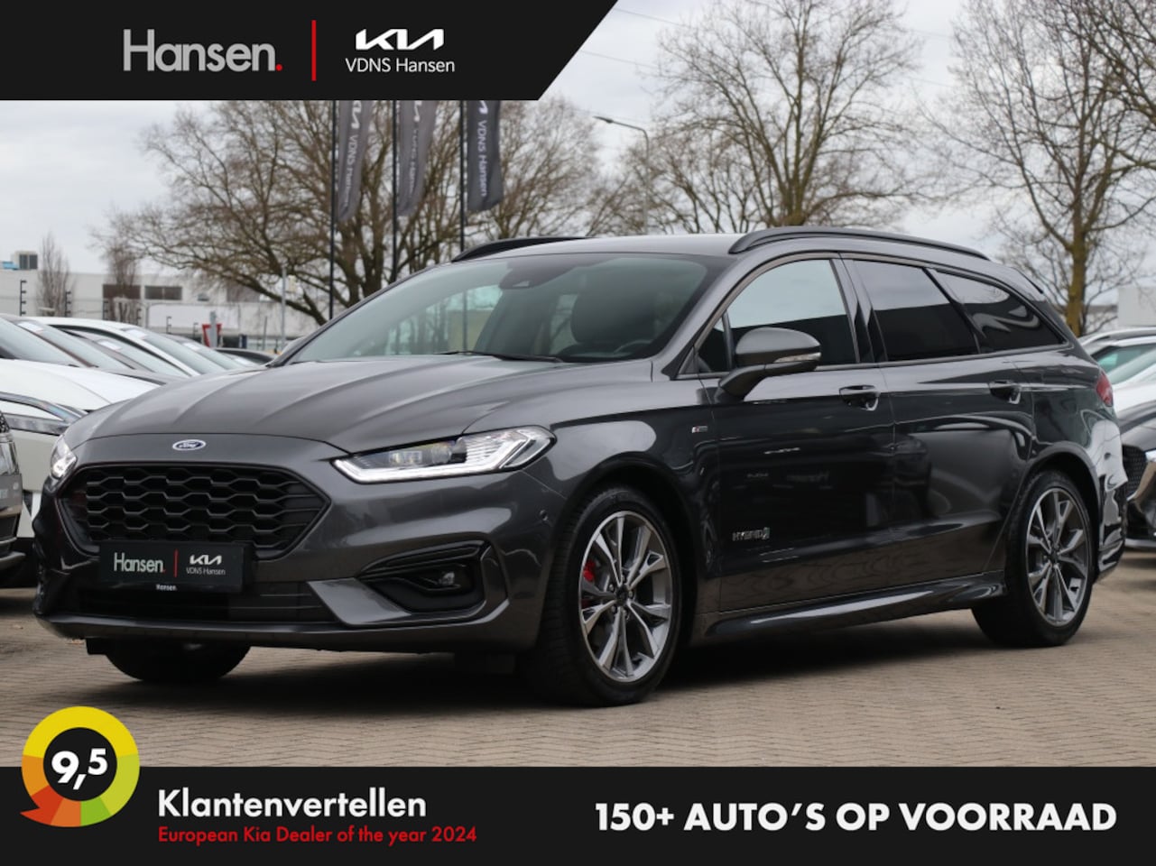 Ford Mondeo Wagon - 2.0 IVCT HEV ST-Line X I Leder I Navi I Keyless - AutoWereld.nl