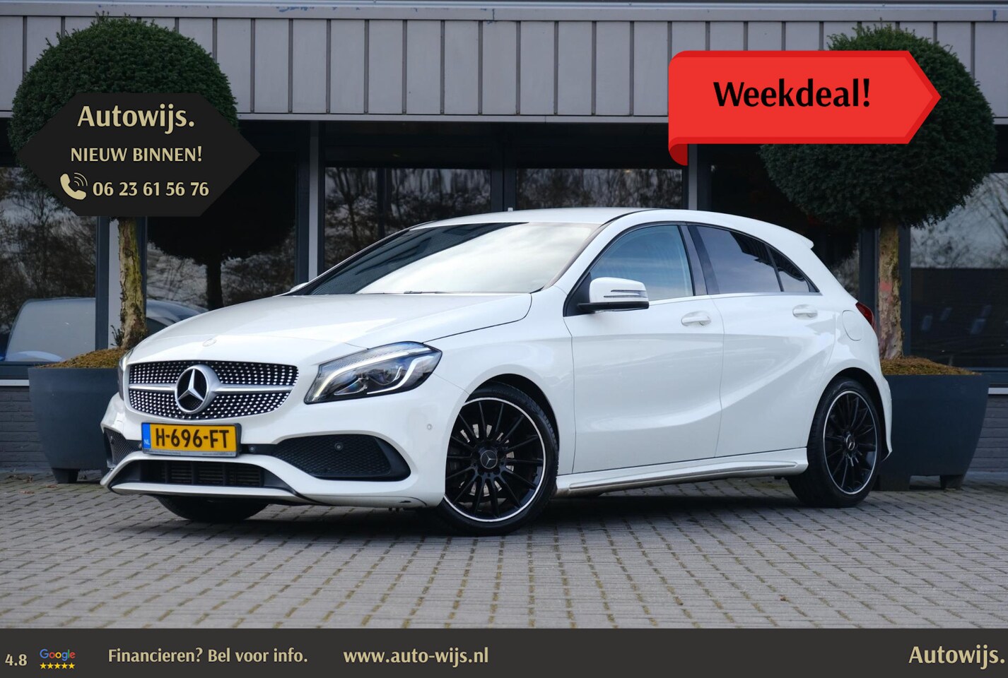 Mercedes-Benz A-klasse - 180 Prestige|AMG Pakket|Alcantara|LED|Stoelverw| - AutoWereld.nl