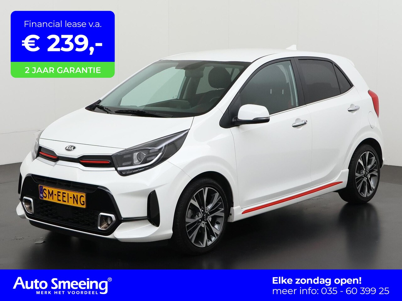 Kia Picanto - 1.2 Automaat GT-Line | Leder | Navigatie | Zondag Open! - AutoWereld.nl