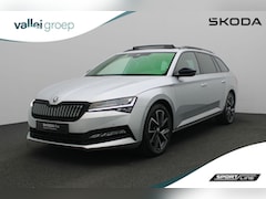 Skoda Superb Combi - 1.4 TSI 218 pk DSG iV Sportline Business | Panoramadak | Trekhaak | Matrix LED | Leder/alc