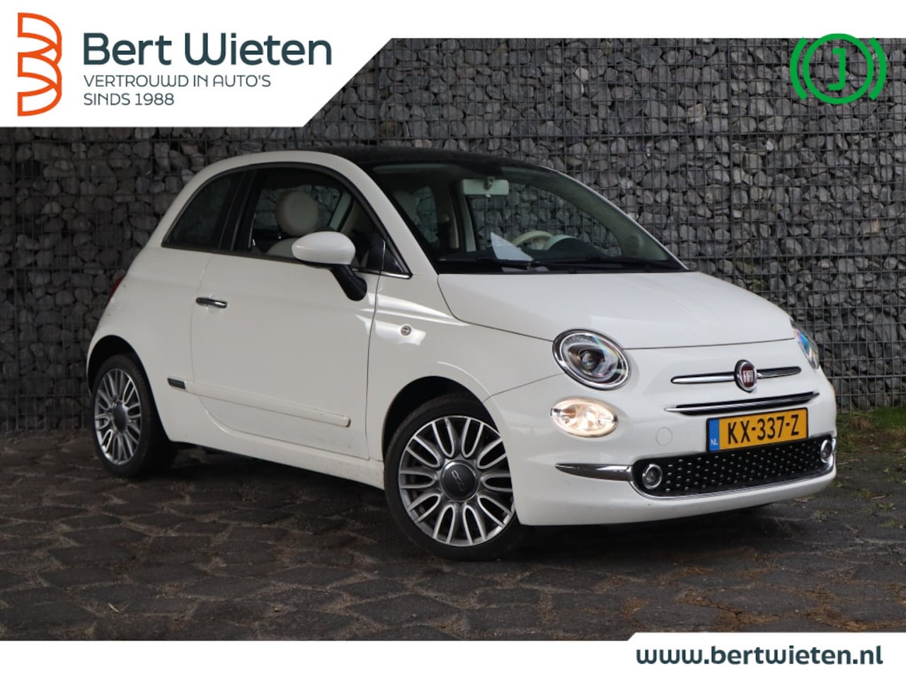 Fiat 500 - 0.9 TwinAir T Lounge | Geen import | Panoramadak | Velgen - AutoWereld.nl