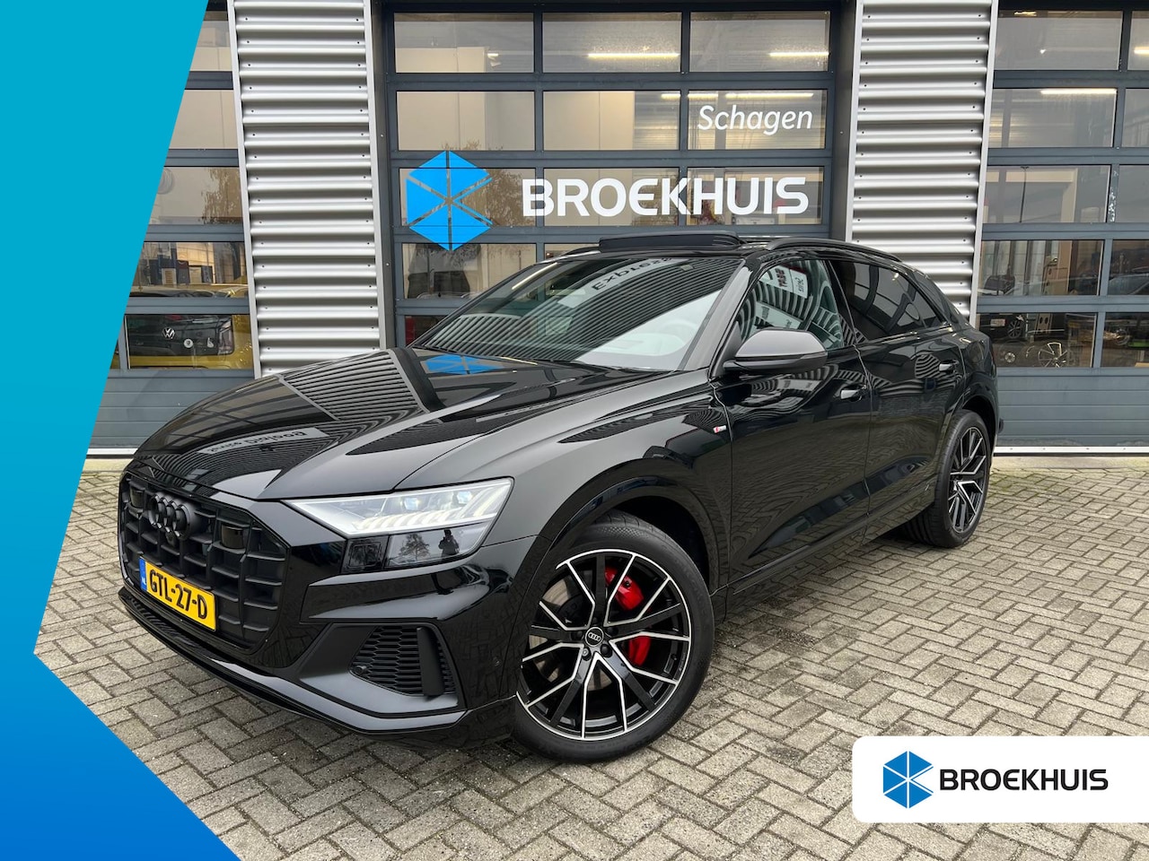 Audi Q8 - 60 TFSI e 462 pk quattro Pro Line S Competition | Valcona | Panoramadak | Carbon | HUD | V - AutoWereld.nl