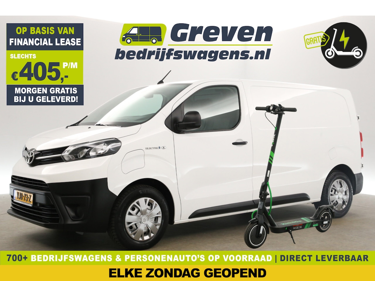 Toyota ProAce - 75 kWh Extra Range Navigator L2H1 | GRATIS E-Step! | Elektrisch Automaat | EMISSIEVRIJE ZO - AutoWereld.nl