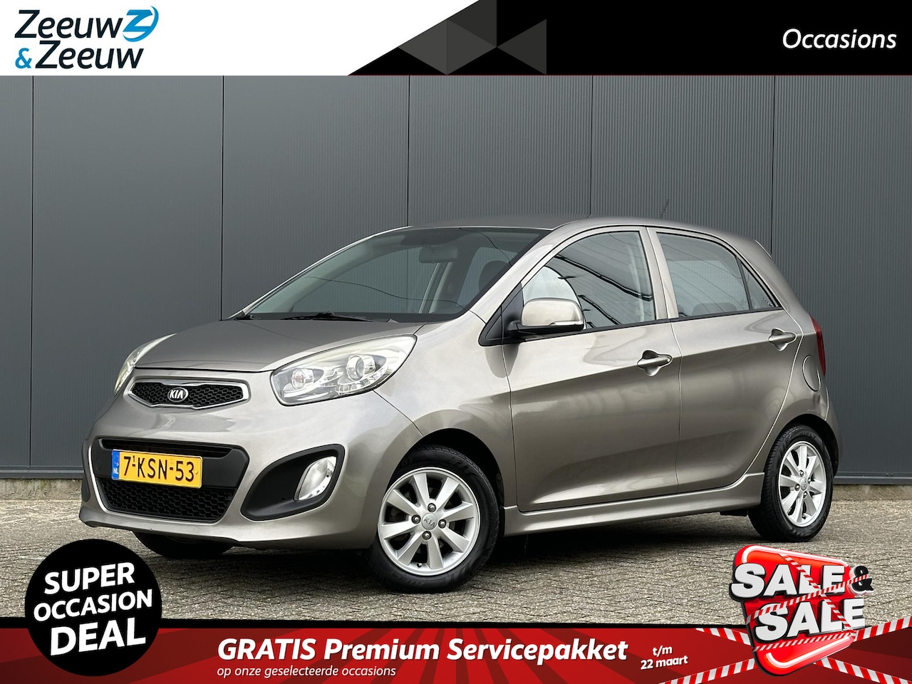 Kia Picanto - 1.2 CVVT ISG Plus Pack | Airco | Lichtmetalen Velgen | Elek. pakket | Lichtsensor | - AutoWereld.nl