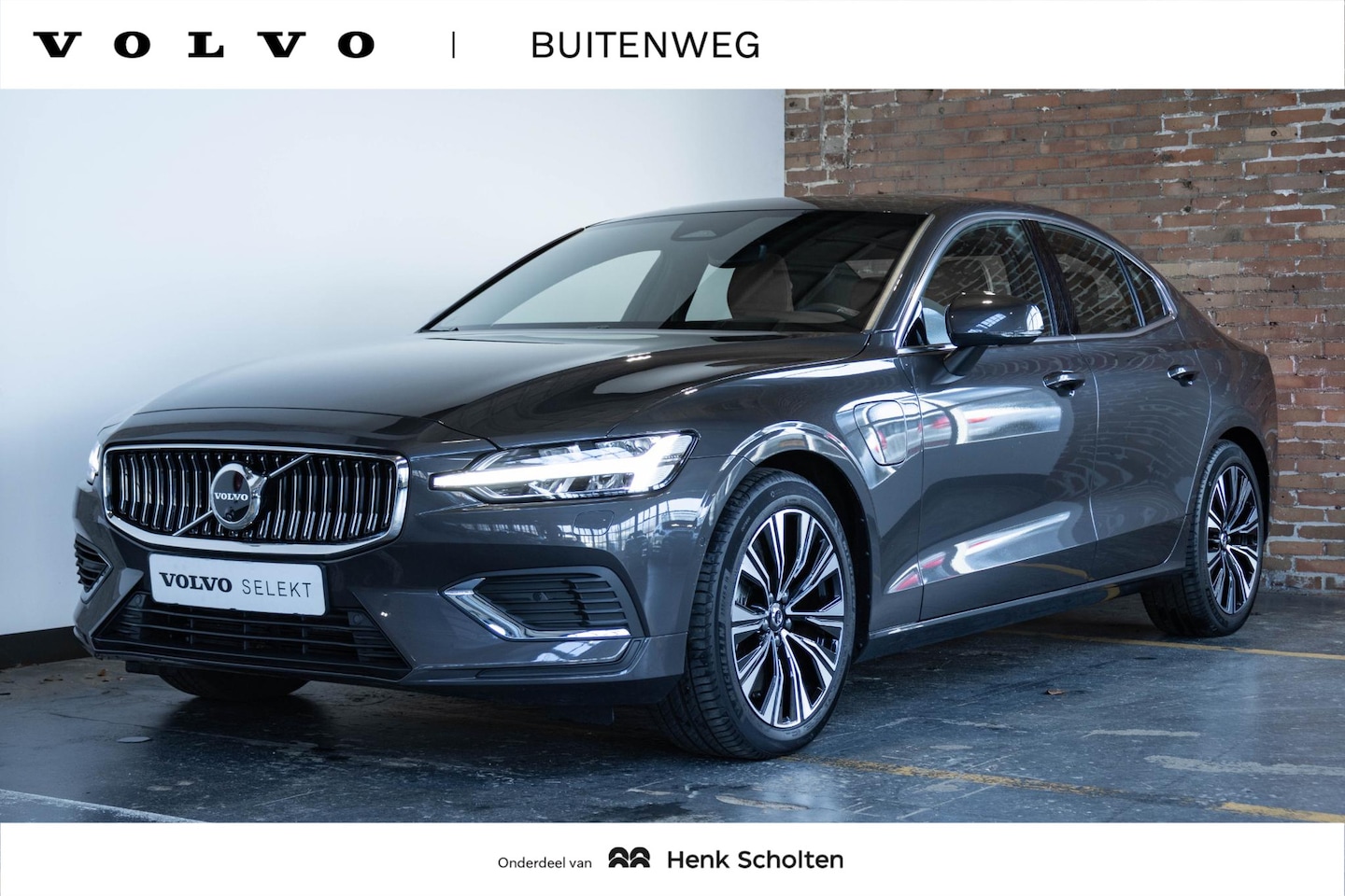 Volvo S60 - Recharge T6 AWD Ultimate Bright | Panoramadak | 360º Camera | Geventileerd Nappa Leder met - AutoWereld.nl