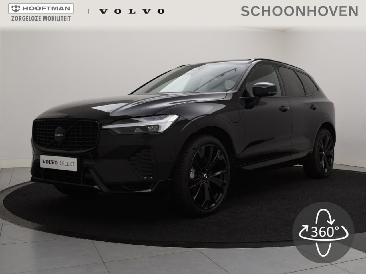 Volvo XC60 - T8 PLUG-IN HYBRID BLACK EDITION ULTIMATE 21INCH 360GR CAM SCHUIF - AutoWereld.nl