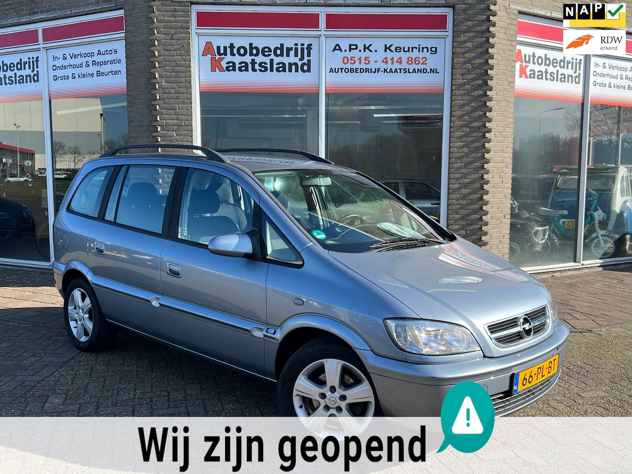 Opel Zafira - 1.8-16V Maxx 7 persoons - Airco - Cruise - 2004 - AutoWereld.nl