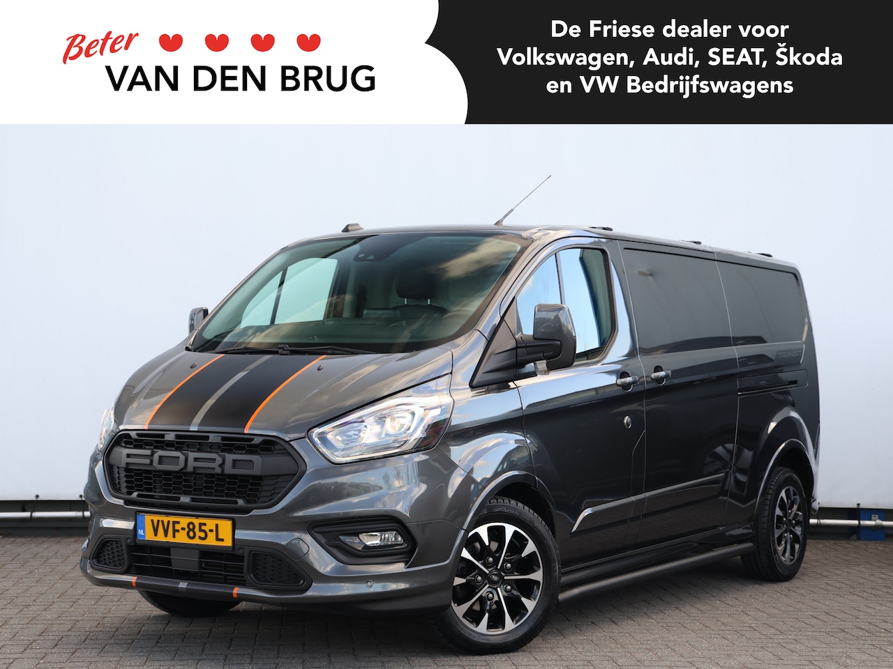 Ford Transit Custom - 320 2.0 TDCI 170PK Automaat L2H1 Sport | Full Option | Airco | ACC | Xenon | Side Assist | - AutoWereld.nl