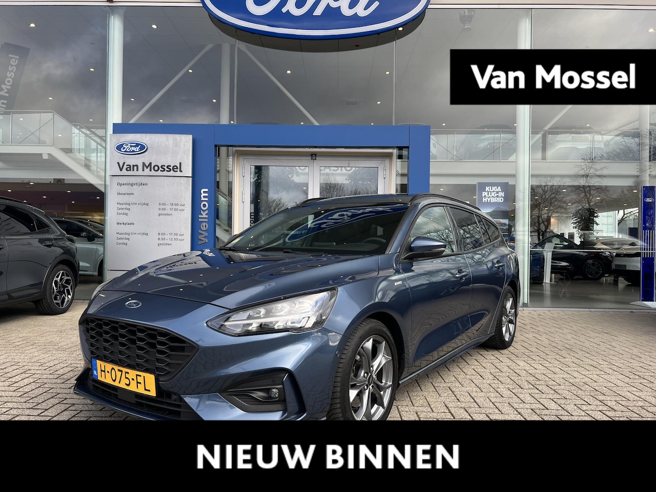 Ford Focus Wagon - 1.5 EcoBlue ST Line Business | Panodak | Dodehoekdetectie | Winter Pack | Half-lederen bek - AutoWereld.nl