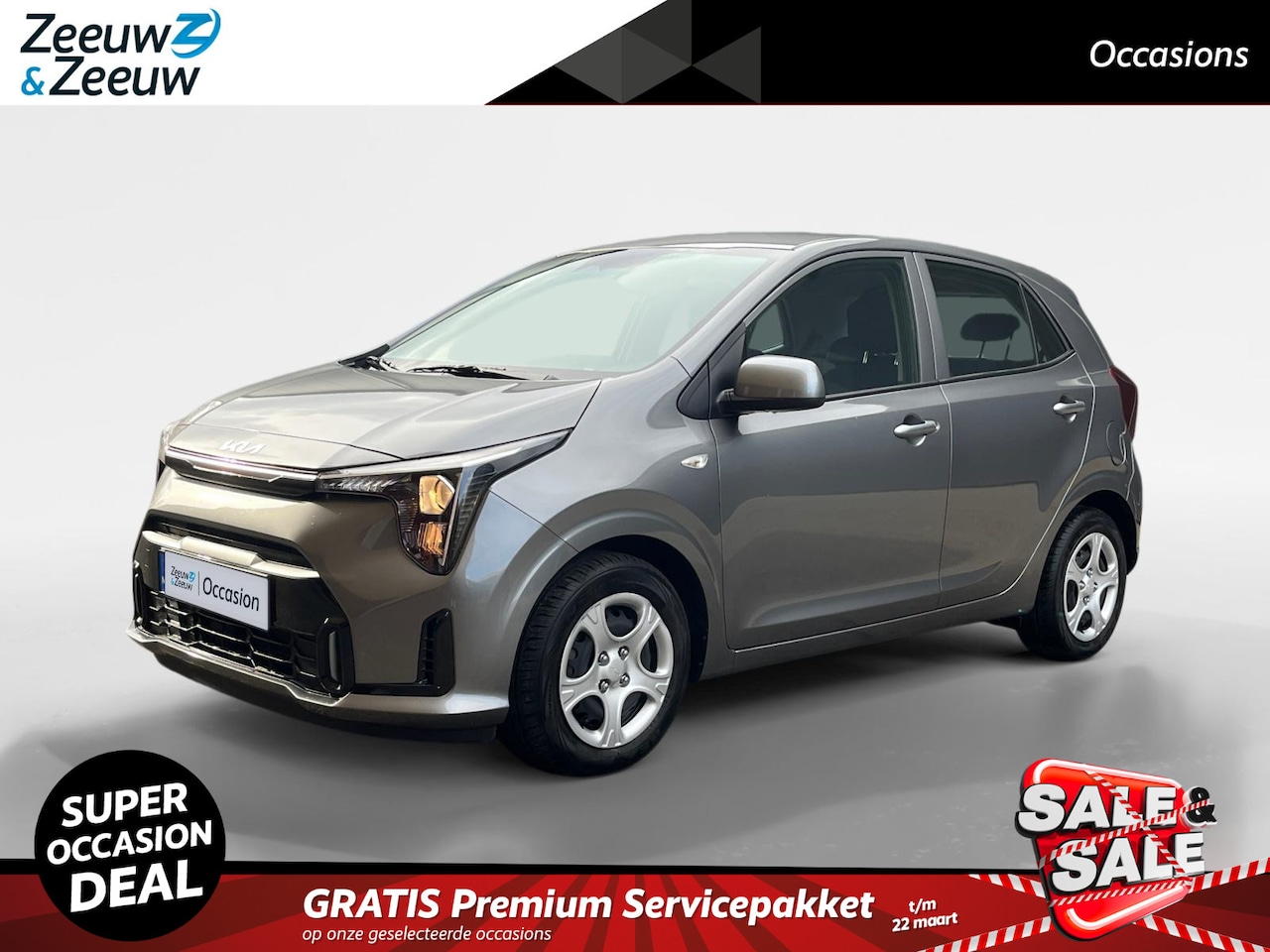 Kia Picanto - 1.0 DPI DynamicLine Nieuwste model | 1e Eigenaar | Fabrieksgarantie t/m 27-6-2031 | NAP - AutoWereld.nl