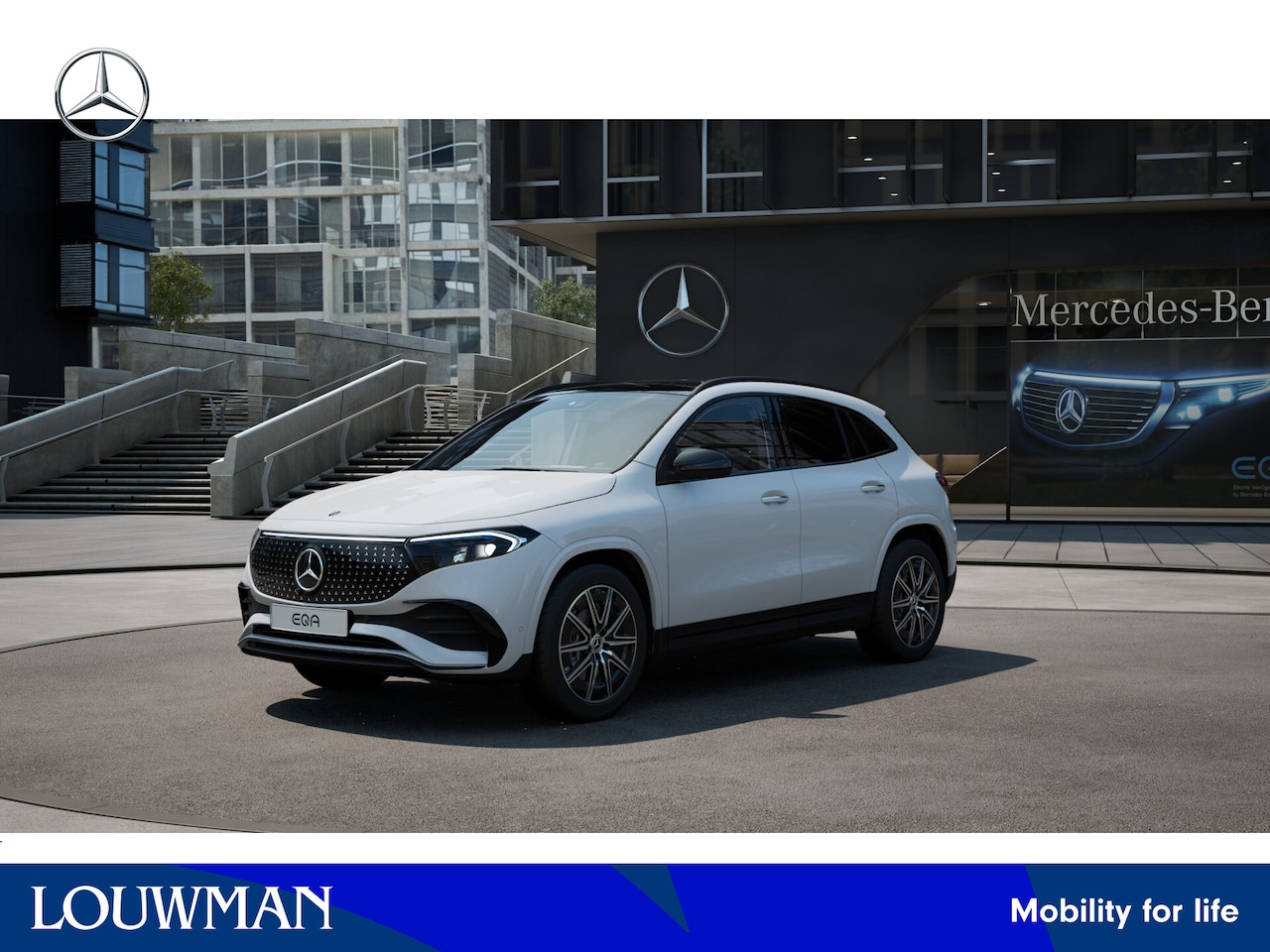 Mercedes-Benz EQA - 250+ Business Solution AMG 71 kWh | Nightpakket | Premium pakket | Parkeerpakket met 360°- - AutoWereld.nl