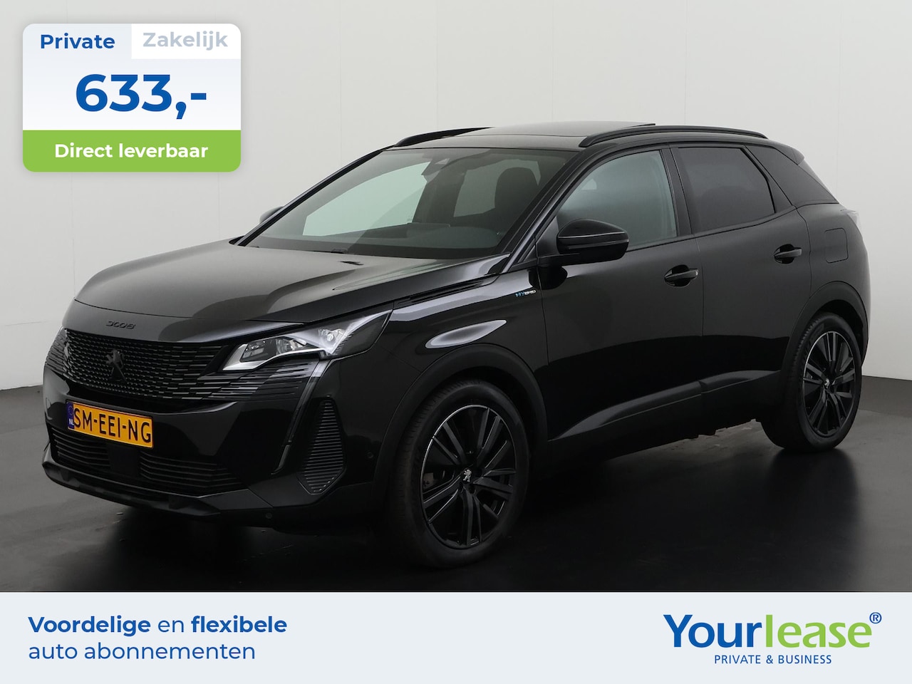 Peugeot 3008 - 1.6 HYbrid 225 GT Black Pack | All-in 633,- Private Lease | Zondag Open! - AutoWereld.nl